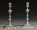 Pair of George III Silver Candlesticks