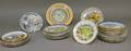 Collection of Transferdecorated Porcelain German Souvenir Plates