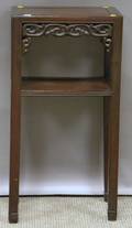 Chinese Export Carved Hardwood Stand