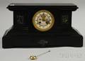 Black Slate Mantel Clock