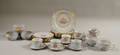 Thirtyeightpiece Spode Red Trade Winds Pattern Fine Stone Dinner Set