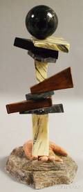 Larry Lawrence Richards Pottery Sculpture