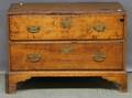 Makedo Chippendale Tiger Maple Twodrawer Blanket Chest