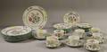 Fortyonepiece Spode Summer Palace Pattern Ceramic Partial Dinner Set