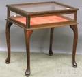 Queen Annestyle Mahogany and Glass Vitrine Table