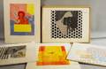 Five Prints Karl Mann American b 1930 Four Prints Aspects of Me Ticket to a Frozen Bird Mother  Child