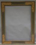 Arts  Crafts Carved and Painted Frame