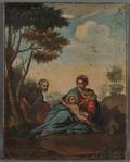 Continental School 16th17th Century Style Rest on the Flight to Egypt