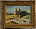 Roger Favin French 19041990 View of Notre Dame Paris