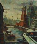 Margaretha E Albers American 18811977 Mott Haven Canal A South Bronx New York View