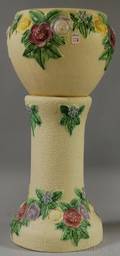 Weller Pottery Jardiniere on Pedestal