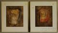 Thierry Buisson French b 1954 Two Abstract Works Le Bel Orient