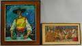Mariano Cecilio Guerrero Malagon Mexican 19091996 Two Works A Papal Meeting