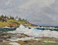 Roger Wilson Dennis American 19021996 Pemaquid Point Breakers