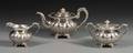 Chinese Export Silver Threepiece Tea Set