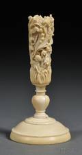 Carved Ivory Bouquet Stand