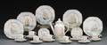 Royal Crown Derby Handpainted Porcelain Coffee Set