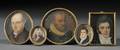 Five Portrait Miniatures of Men
