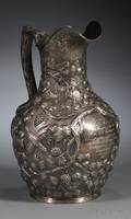 Jones Ball  Poor Coin Silver Presentation Water Pitcher