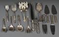 Group of American Sterling Flatware Serving Items