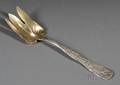 Tiffany  Co Grapevine Pattern Goldwashed Sterling Salad Serving Fork
