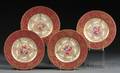 Four Royal Worcester Cabinet Plates