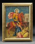 Greek Icon Depicting St Demetrius