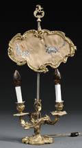 Rococostyle Giltbronze Twolight Table Lamp
