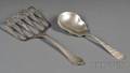 Two American Sterling Flatware Servers