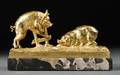 Franz Bergman Giltbronze Pig Group