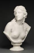 Thomas Ball American 18191911 Nude Bust of a Young Woman