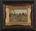 British School 19th20th Century The Hunt Horses and Hounds