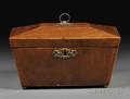 Regency Mahogany Tea Caddy
