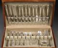 International Spring Glory Pattern Sterling Partial Flatware Service for Twelve
