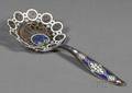 Gorham Enameled Sterling Bonbon Scoop