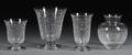 Four Baccarat Crystal Vases