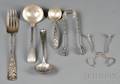 Six Silver Flatware Serving Items
