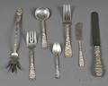 Stieff Rose Pattern Sterling Partial Flatware Service for Six