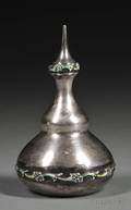 Shiebler Enameled Sterling Persianstyle Bottle