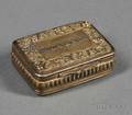 George III Goldwashed Silver Vinaigrette