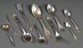 Approximately Fiftyfive Pieces of Assorted American Sterling Flatware