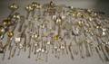 Large Group of Assorted Silver and Silverplated Flatware
