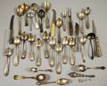 Small Group of Assorted Silver and Silverplated Flatware