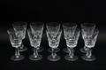 Set of Ten Waterford Crystal Footed Goblets