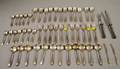 Dominick  Haff Pointed Antique Sterling Partial Flatware Service