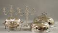 Five Silverplated Table Articles