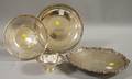 Four Reticulated Sterling Silver Dishes