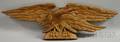 Painted Carved Wood American Eagle Plaque