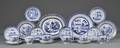 Twentyone Assorted Canton and Nanking Porcelain Tableware Items