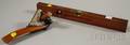Patent Model Wood and Metal Wagon Tool and a Stanley Mahogany and Brass Level